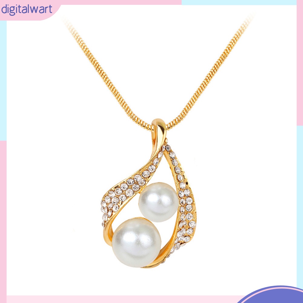 Set Trang Sức Đính Ngọc Trai Nhân Tạo Sang Trọng Thanh Lịch Dành Cho Nữ