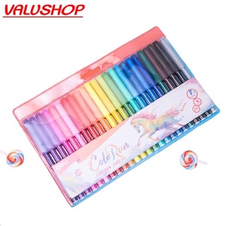 Vỉ bút lông màu nước DELI mẫu mới hình con ngựa hàng chính hãng