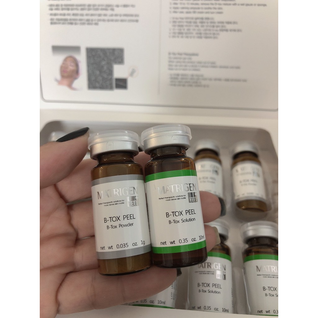 [CÓ BILL] Thay da sinh học Matrigen B-TOX PEEL Hàn Quốc 2 màu cho spa ❤ Tảo BTox Peel Matrigen 2 Màu | BigBuy360 - bigbuy360.vn