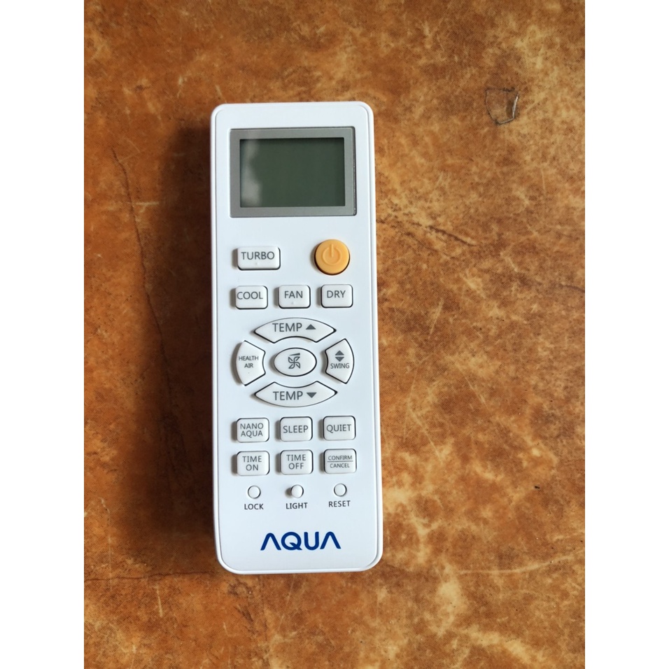 Điều khiển điều hòa AQUA nguyên hộp đế zin theo máy  loại tốt - Tặng kèm pin chính hãng - Remote Aqua