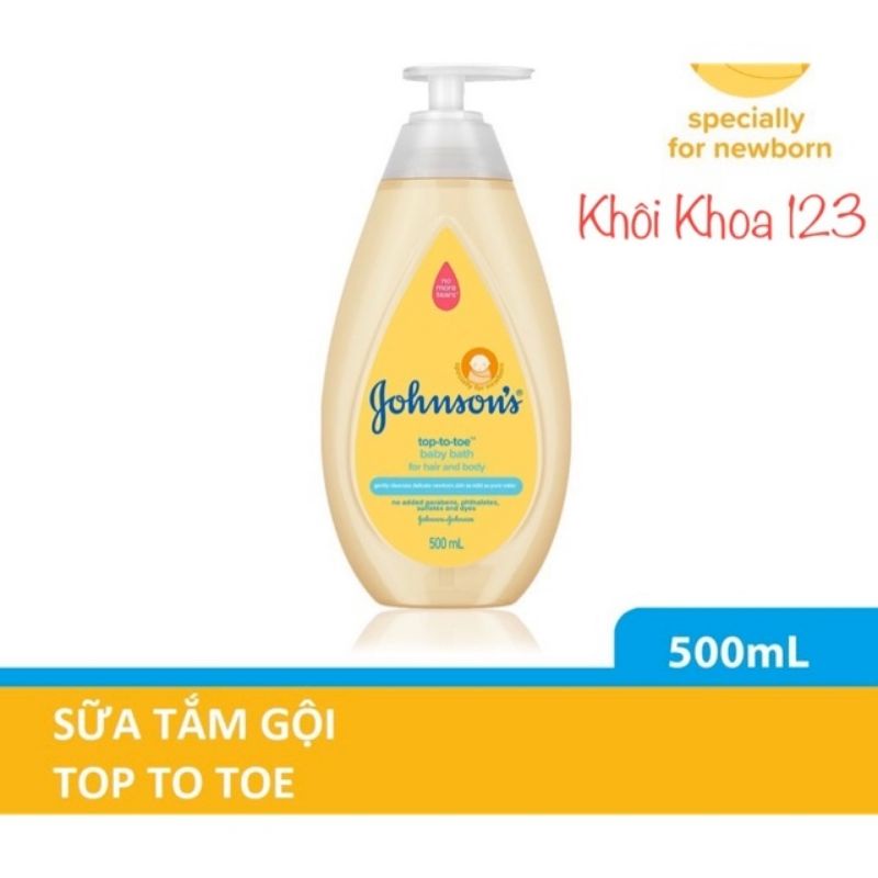 Tắm gội jonhson baby 500ml