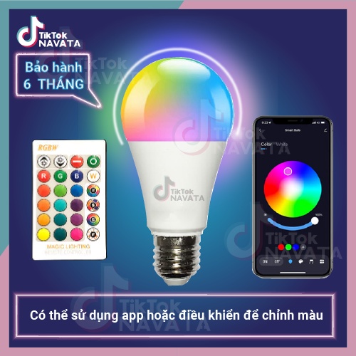 Đèn Led TikTok 16 triệu màu điều khiển app hoặc remote, có chế độ cảm biến hot quay tiktok, livestream