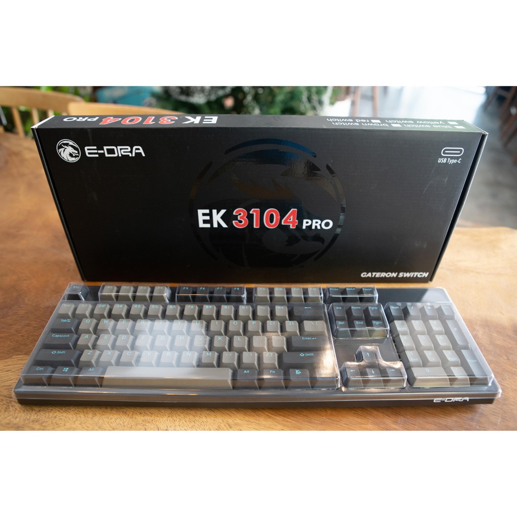 Bàn Phím Cơ E-DRA EK3104 Pro Gateron - BH 2 năm