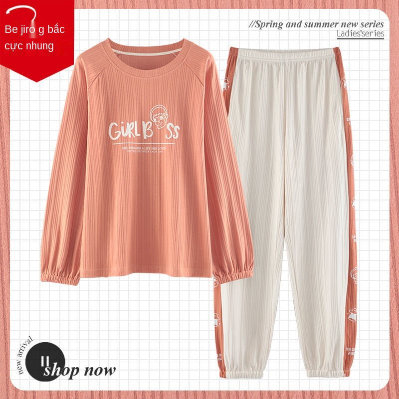 bộ ngủ nữ 20 mẫu thu đông cotton cao cấp dễ thương đồ mặc nhà | BigBuy360 - bigbuy360.vn