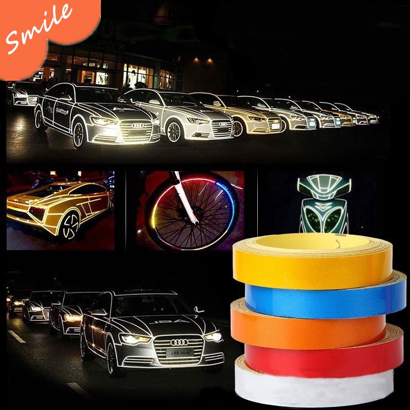 Cuộn decal phản quang dán viền thân xe
