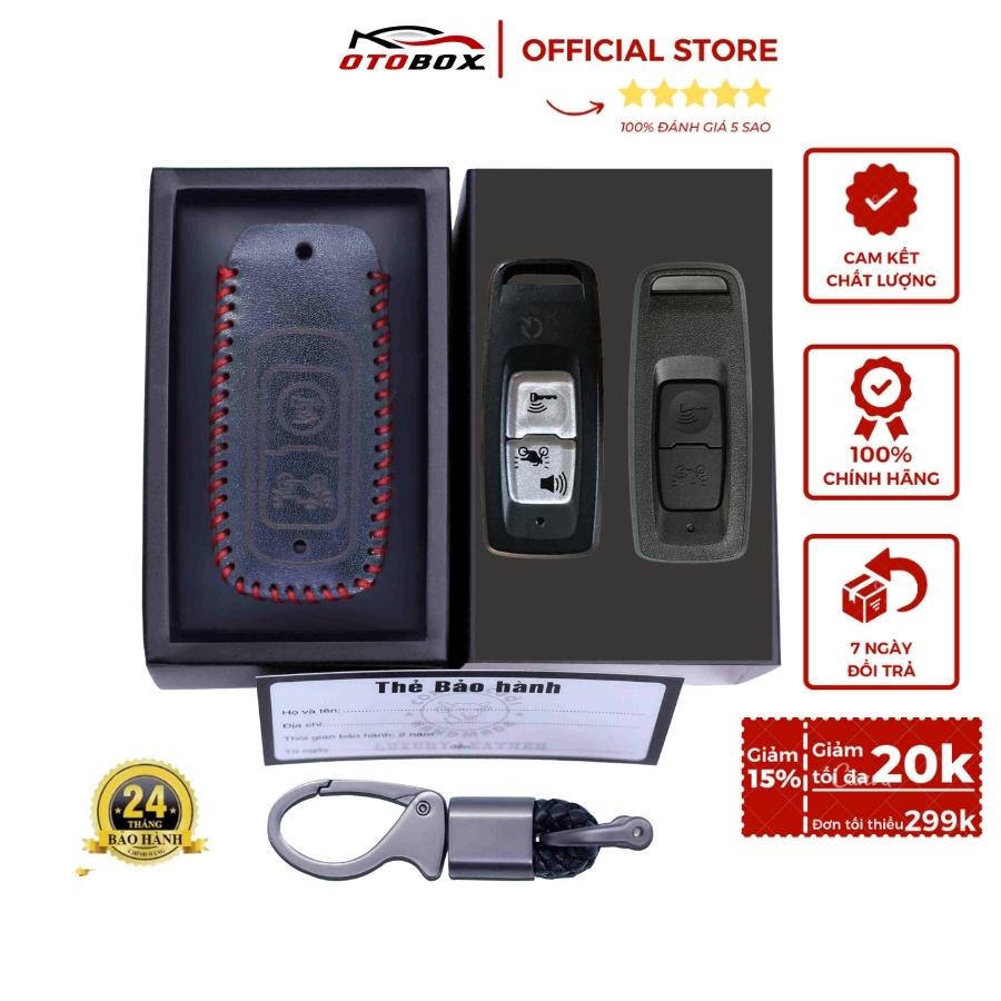 Bọc chìa khóa da thật xe máy honda smartkey sh, shmode, vision, airblade, lead, super cup bao da khóa cao cấp OTOBOX