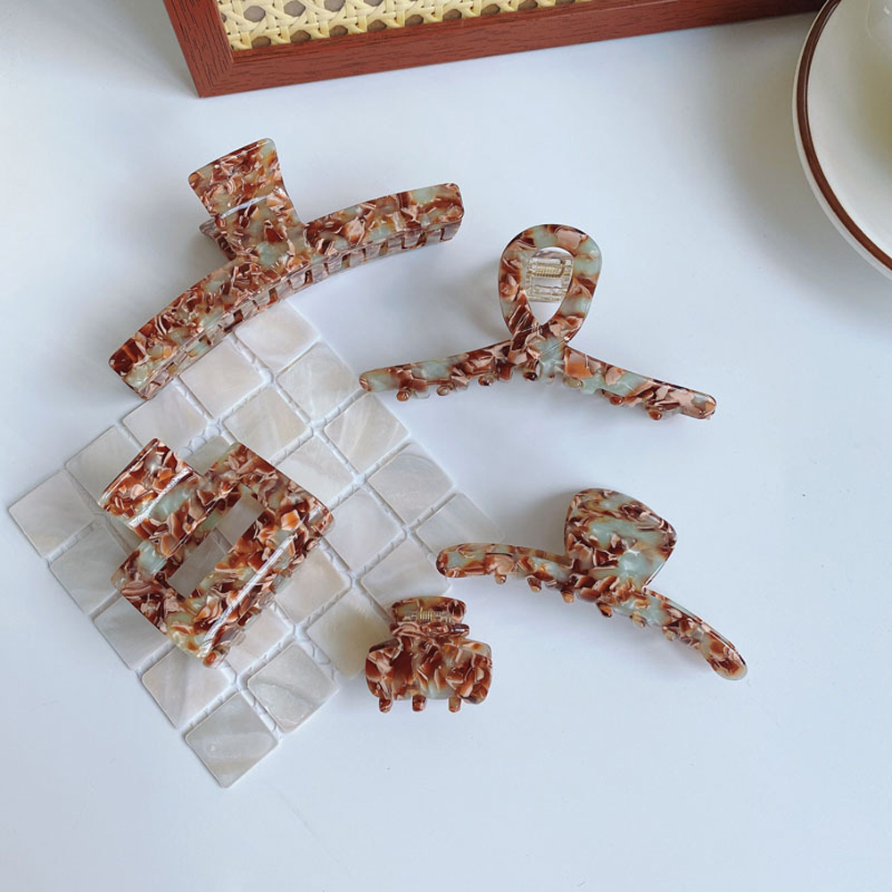 Kẹp Càng Cua Họa Tiết Hoa Thời Trang Cho Nữ