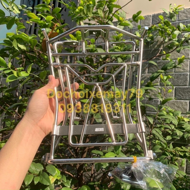 Baga giữa inox, titan, inox đen gắn AB 125-160 , Air Blade 2022-2023