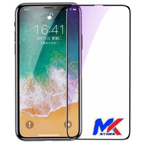 Kính cường lực bảo vệ màn hình ĐT IpX/ XR/ XS Max full màn hình full keo - tặng bộ giấy lau kính trị giá 10K