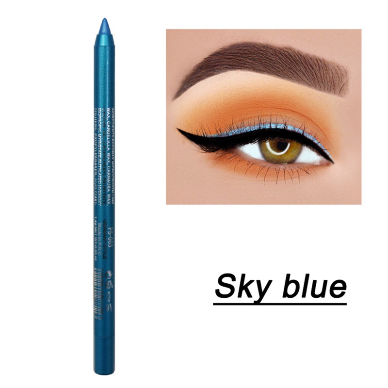 [Hàng mới về] Bút chì kẻ mắt trang điểm nhiều màu sắc tùy chọn chống thấm nước lâu trôi