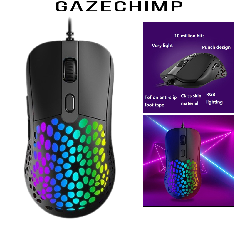 Chuột Chơi Game Gazechimp Rgb Siêu Nhẹ | BigBuy360 - bigbuy360.vn