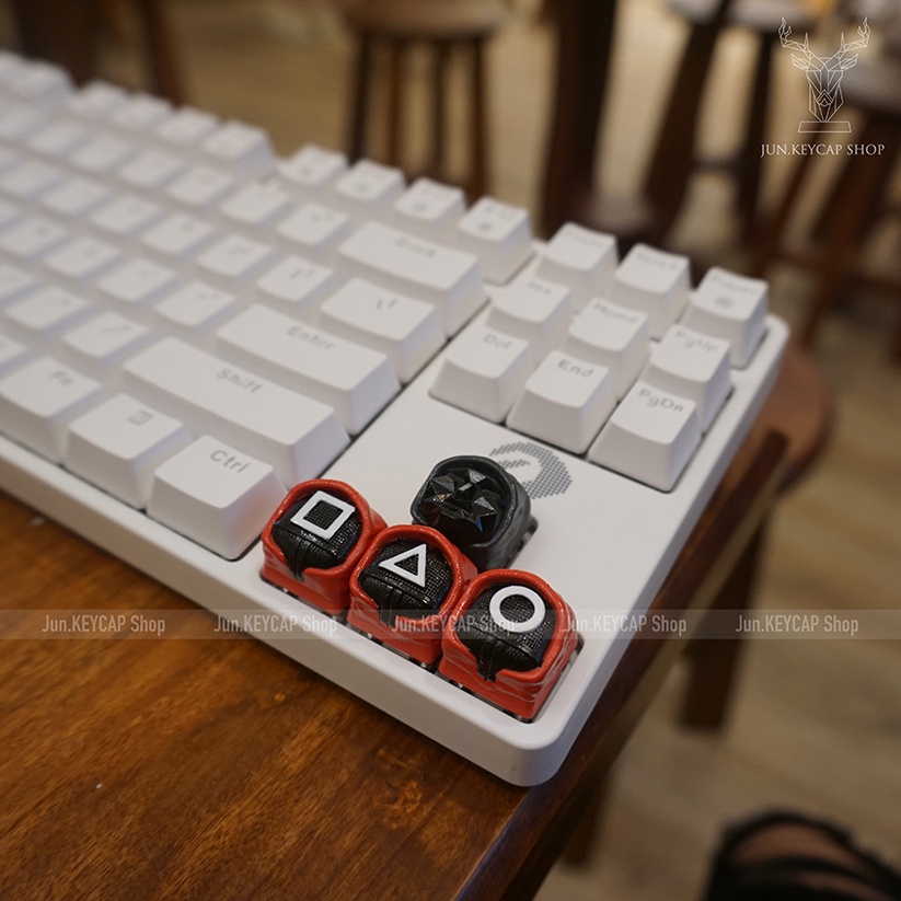 Squid Game Keycap - Nút Bàn Phím Trò Chơi Con Mực Hot Trend