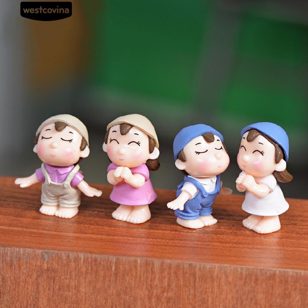 Bộ 2 Mô hình đáng yêu trang trí vườn nhà búp bê