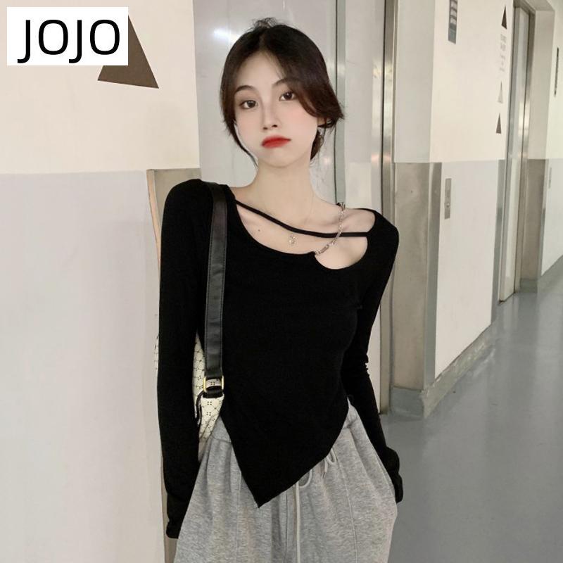Áo Thun Dài Tay Ôm Dáng Phong Cách Hàn Quốc Thời Trang Mùa Xuân Mới Cho Nữ