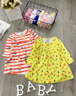 Set 3 váy dài tay bé gái VBG