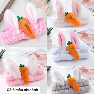 Băng Đô Cài Tóc Tay Thỏ Cà Rốt