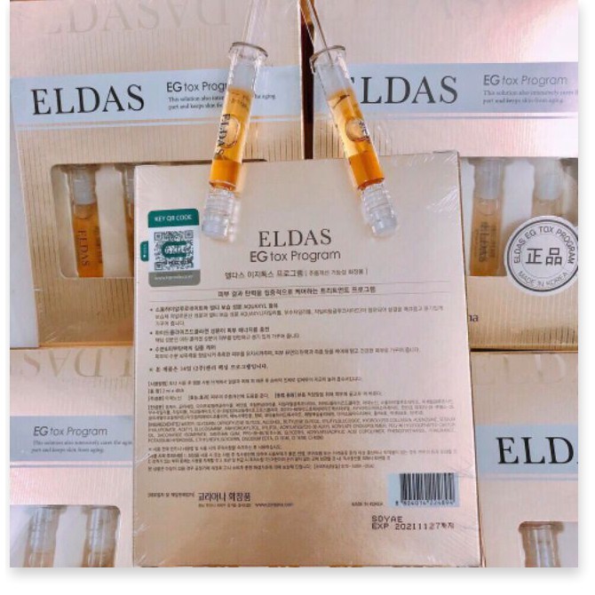 Tinh chất chống lão hóa da Coreana ELDAS EG Tox Program