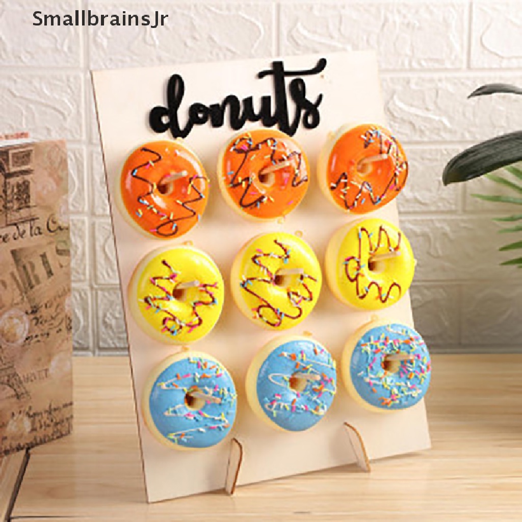 Giá Đỡ Trưng Bày Bánh Donut Bằng Gỗ Độc Đáo Trang Trí Tiệc