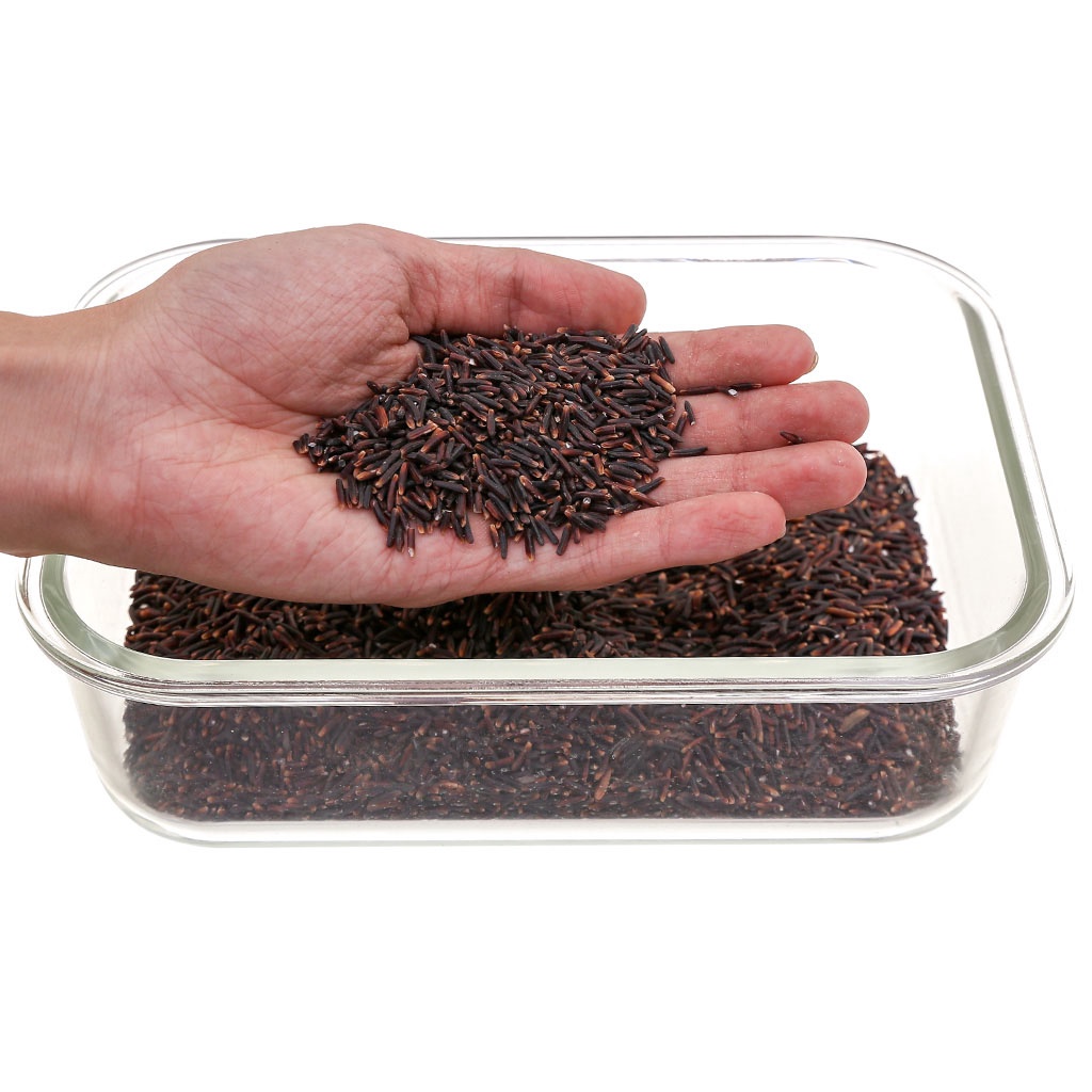 Combo 6 túi Gạo Lứt Tím Vinh Hiển 1kg tặng thêm 1 túi Lứt Đỏ 1kg - Ngọt Cơm, Dinh Dưỡng