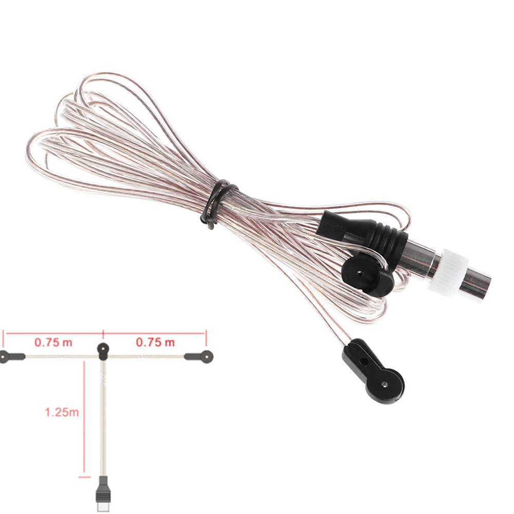 Ăng ten FM 75 Ohm lưỡng cực dài 2m chuyên dụng cho trong nhà