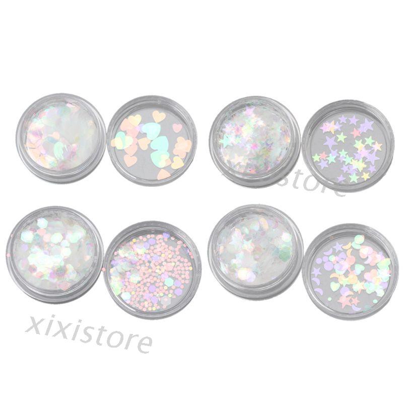 Sequin nhiều kiểu dáng trang trí làm móng bằng nhựa resin