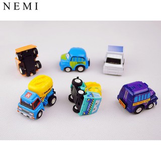 Combo 6 Xe Đồ Chơi Mini Đáng Yêu Cho Bé