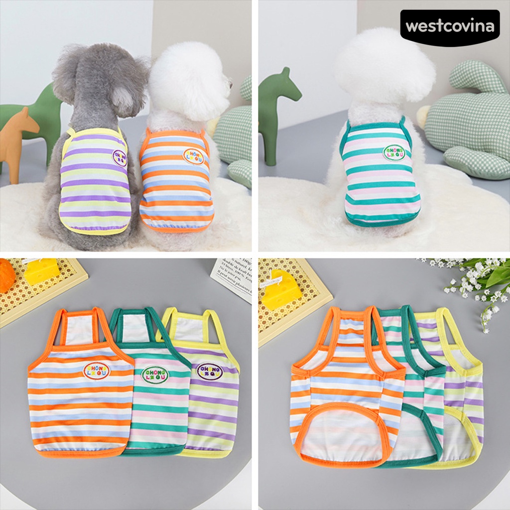 [Mới]♞Áo Thun Sọc Ngang Cho Thú Cưng