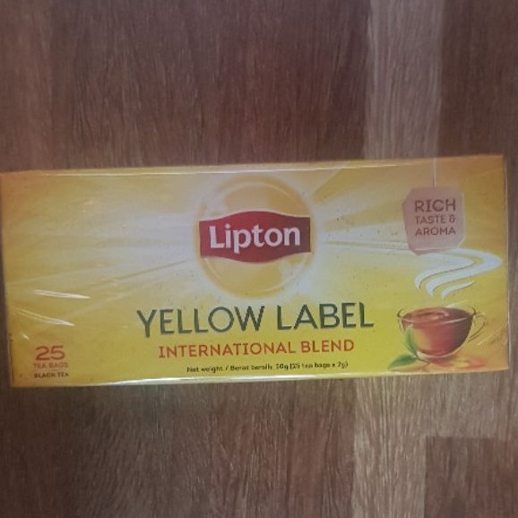 Trà túi lọc Lipton (25 gói).