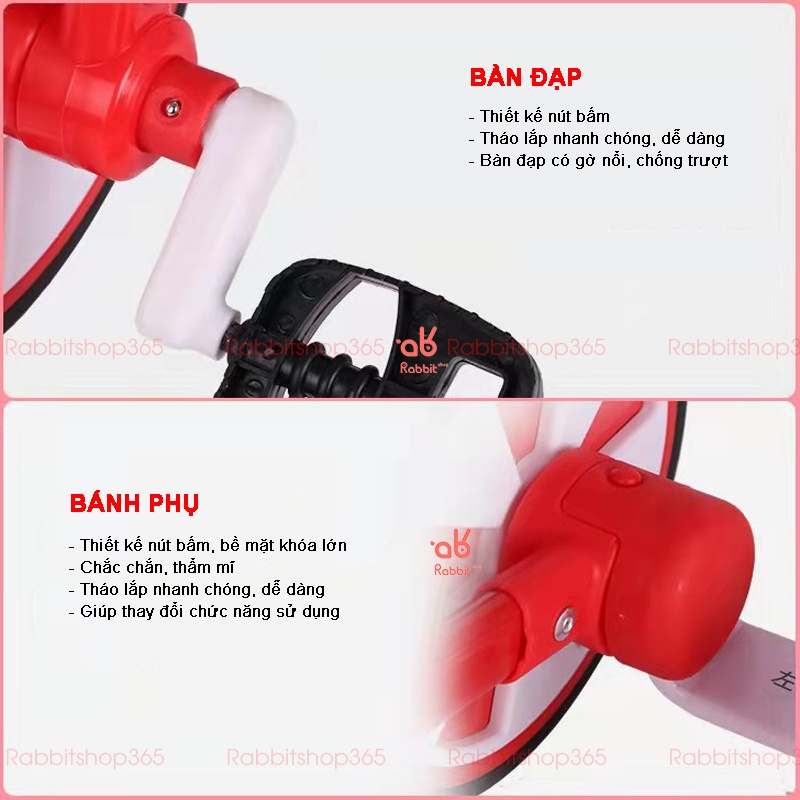 Xe chòi chân cho bé xe đạp 3 bánh sport 3in1 thăng bằng [X3IN1BP]