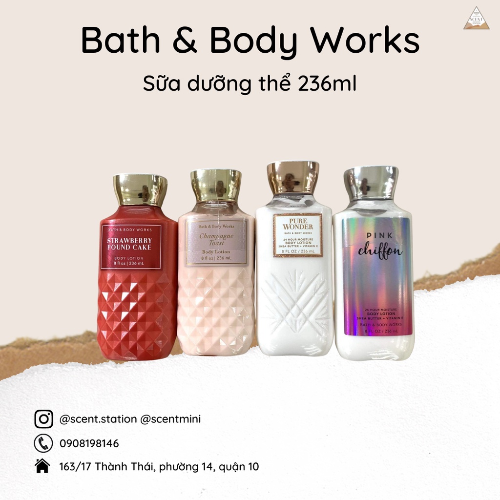 Lotion dưỡng thể Bath & Body Works 236ml