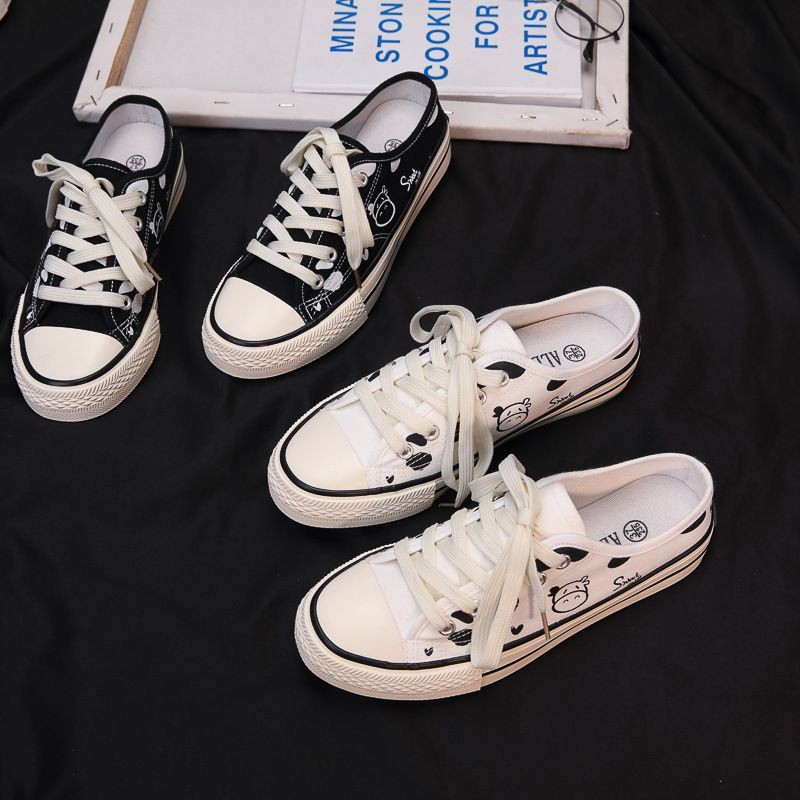 Giày Sneaker đạp gót Nhóc Bò Sữa