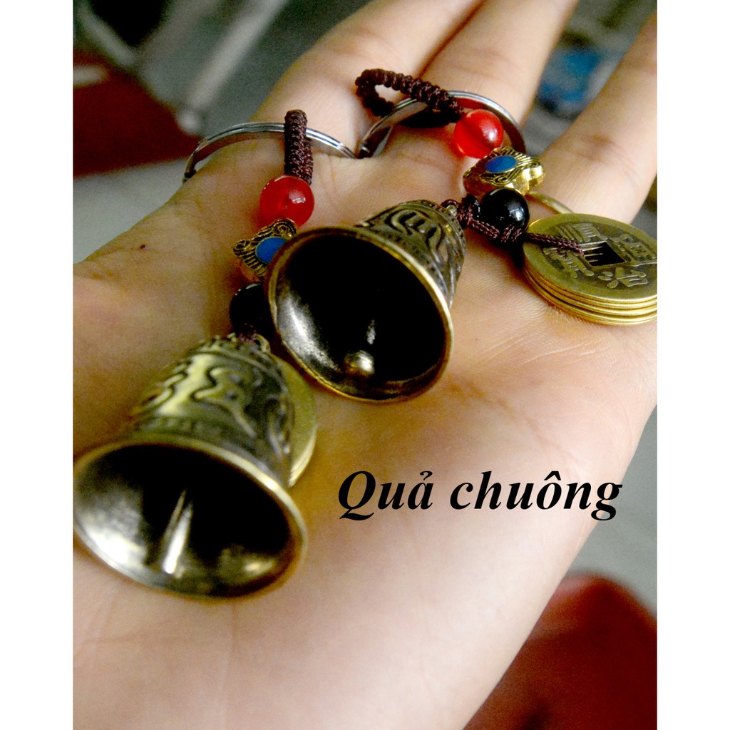 Móc khóa đồng xu phong thủy bằng đồng