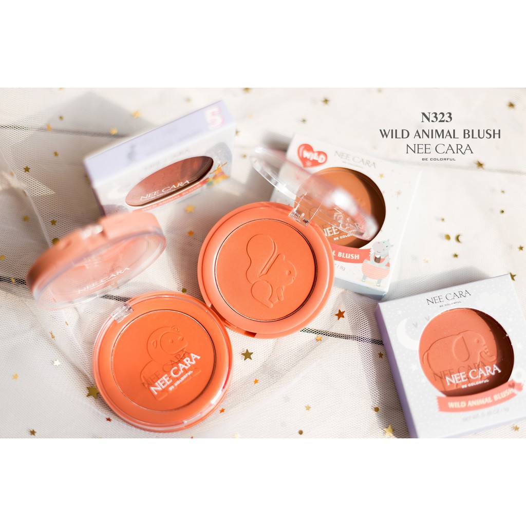 [NEW] Phấn Má Hồng Nee Cara Wild Animal Blush N323