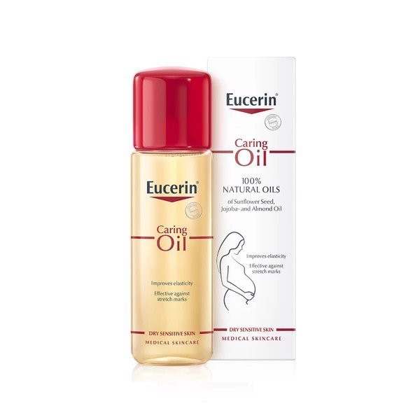 EUCERIN NATURAL CARING OIL 125ML - Dầu hỗ trợ giảm rạn da