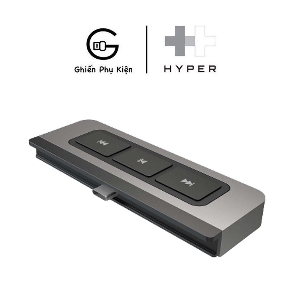 Cổng Chuyển HyperDrive 6-IN-1 USB-C HUB Media HDMI 4K/60HZ For iPad - HD449