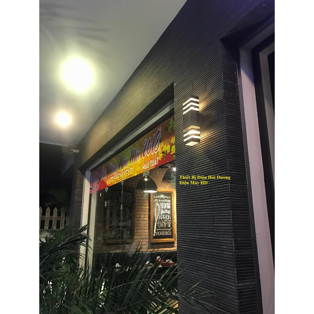 Combo 3 Đèn tường Atimol 2 Đầu Đui E27 3358/2 Decor Vintage trụ cổng cột nhà chiếu sáng - Bảo Hành 2 năm - 3 Vạch kẻ
