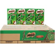 Thùng 48 hộp Sữa milo hộp nhỏ 110ml