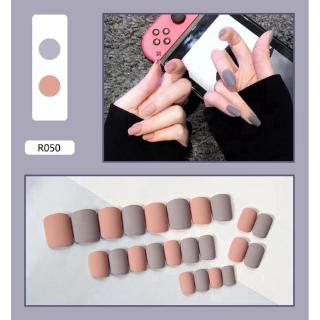 Hộp 24 Móng Tay Giả R050 Kèm Keo Thời Trang