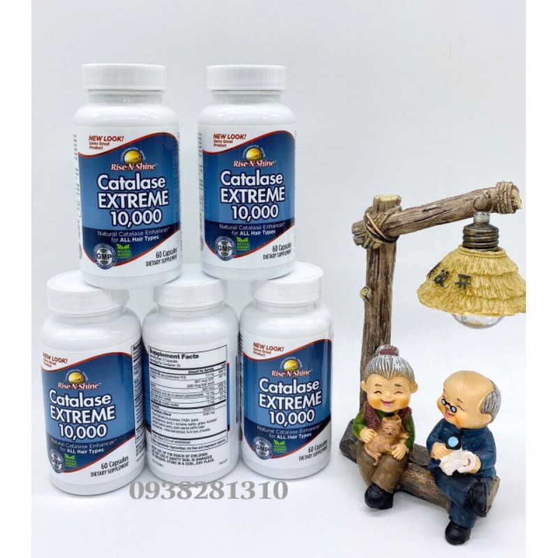 Viên Uống Bổ Sung cho tóc bạc Catalase CHỐNG GÃY RỤNG | Thế Giới Skin Care