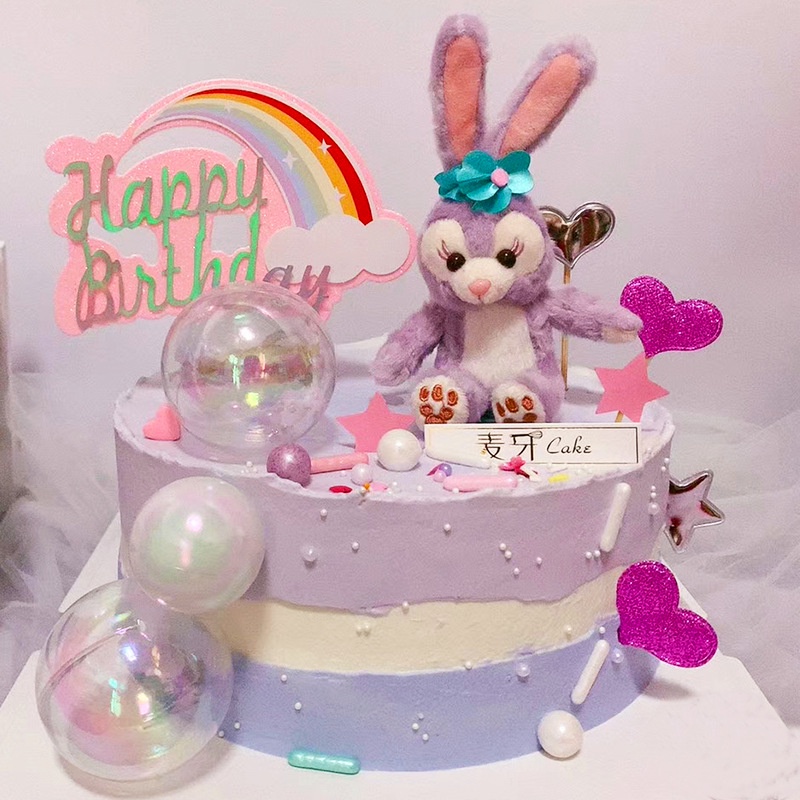 Set 3 Quả Cầu Trong Suốt Bằng Acrylic Dùng Trang Trí Bánh Kem