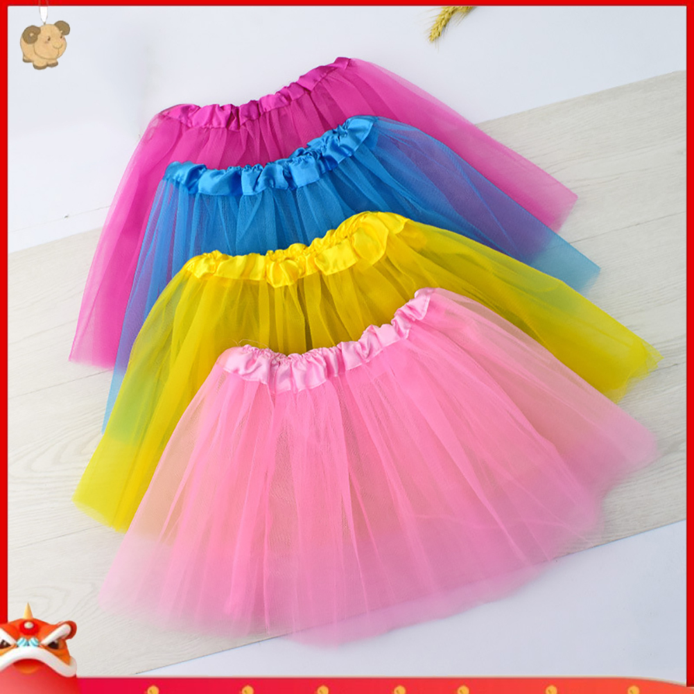 Chân váy dáng xòe 3 lớp phong cách thời trang cho bé gái múa ba lê