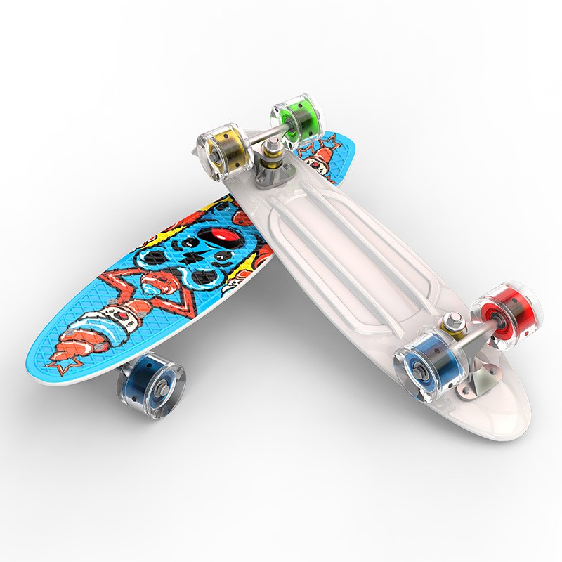 Ván trượt Skateboard Penny nhiều màu có đèn led (4 tùy chọn màu)