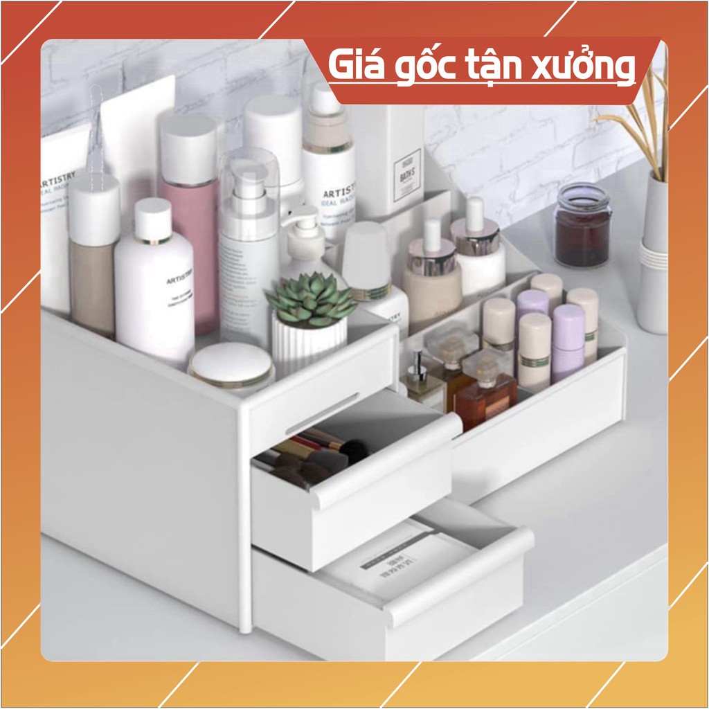 [ sale mùa hè] Sẵn hàng Kệ mỹ phẩm nhựa đa năng nhiều ngăn (Size to 30*19*15) .