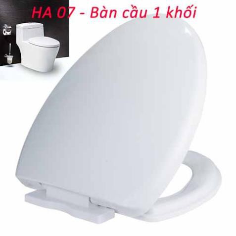 Nắp bồn cầu rơi em Hùng Anh Ha05, nhựa ABS siêu bền