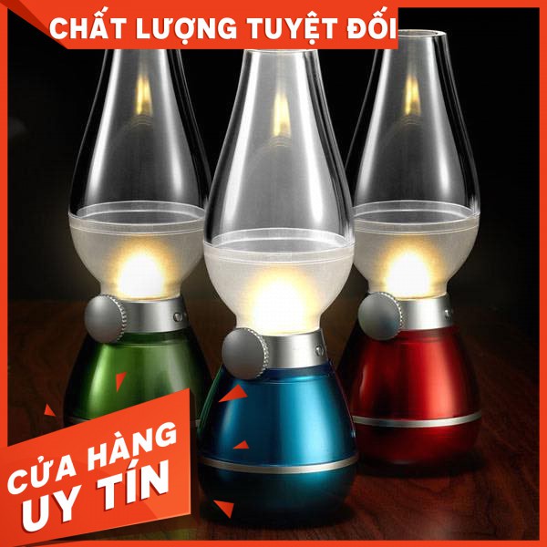 Đèn dầu điện tử LED thổi tắt-mở ( Freeship Toàn Quốc )