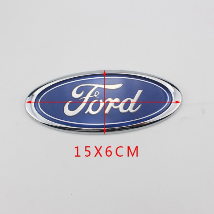 Sản Phẩm Logo biểu tượng sau xe ô tô Ford Kích thước 15*6cm: KLJ15 .
