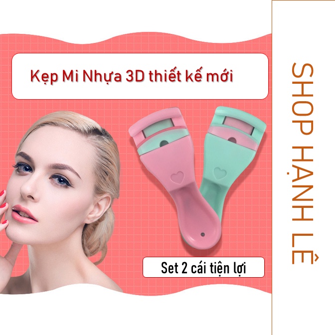 Kẹp bấm mi nhựa dạng nhỏ gọn phù hợp với những bạn hốc mắt sâu, dễ dàng mang theo khi ra đường và du lịch