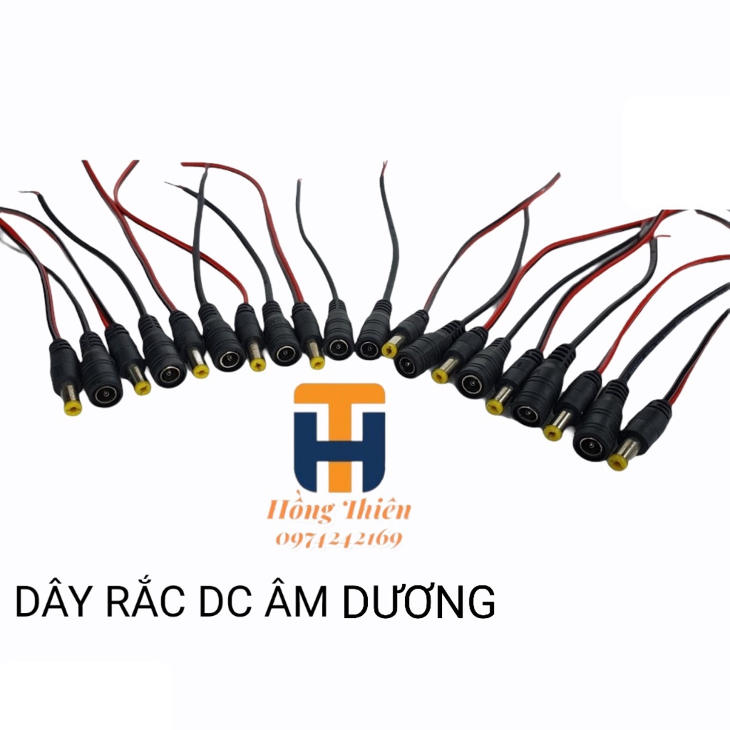 RẮC CẮM DC ĐỰC CÁI DÙNG CHO ĐÈN LED VÀ CAMAIRA