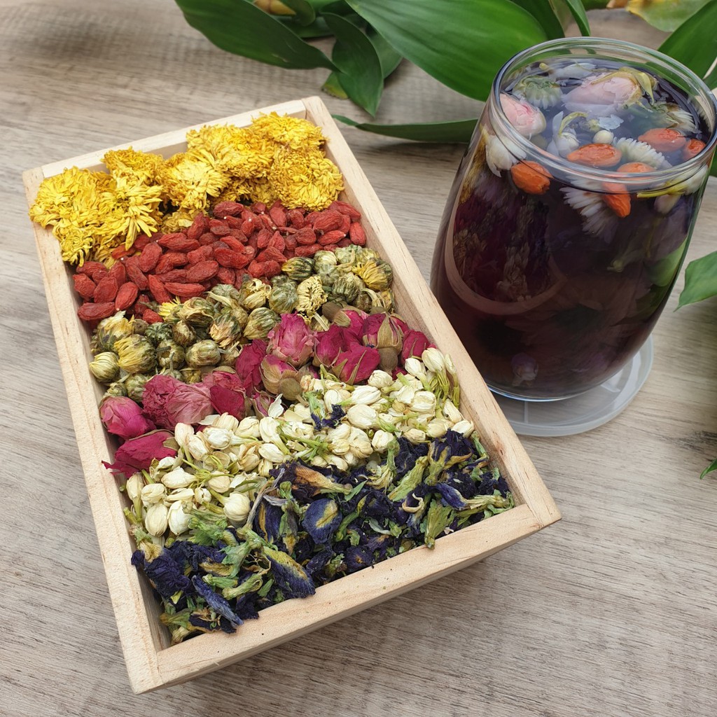 Lục Trà Hoa - Hộp 10 Gói