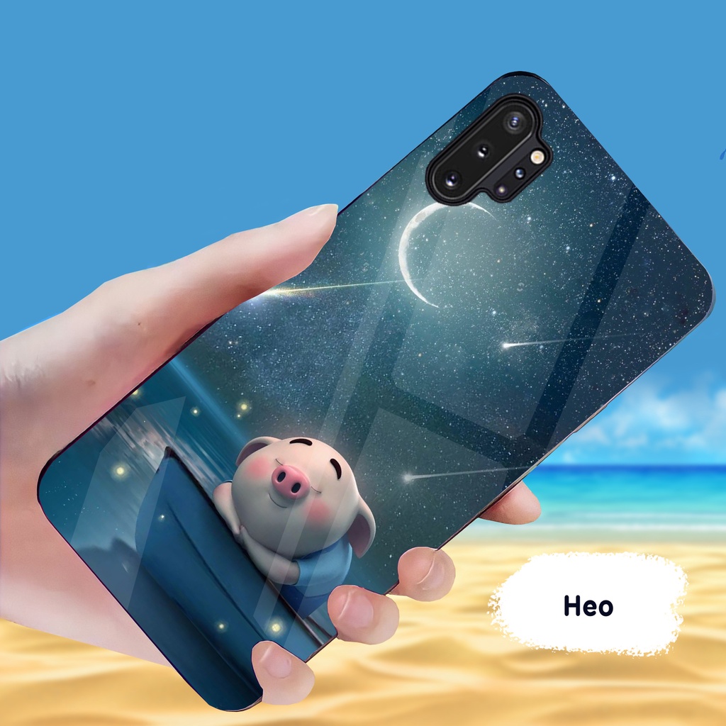 Ốp Lưng Samsung Note 10, Note 10 Plus, Note 10 Lite, Note 8, Note 9 BẰNG KÍNH HOÀ LÁ, FLY CỰC ĐẸP